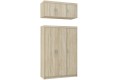 Szafa Lena 3d z nadstawką bez lustra dąb sonoma.