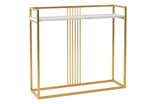 Złota konsola do jadalni.