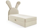Łóżko dziecięce ze skrzynią i zagłówkiem KRÓLIK 100x200 cm