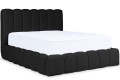 Łóżko tapicerowane do sypialni z materacem Kandi czarne Catch me 27.