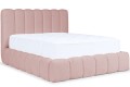 Łóżko tapicerowane do sypialni z materacem Kandi różowy Catch me 21.