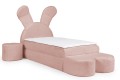 Łóżko dziecięce KRÓLIK PREMIUM różowe -w tkaninie bunny 09.