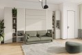 Aranżacja mebli BED CONCEPT w kolorze kaszmirowym.