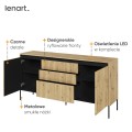 Komoda nowoczesna Trend TR-01 dąb artisan-wykonanie.