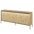 Komoda nowoczesna szeroka w kolorze dąb artisan Trend TR-04.