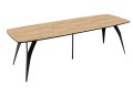 Stół Jerba 140-260 cm na stalowych nogach rozłożony