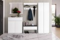 Aranżacja mebli do przedpokoju SIMPLIY w kolorze biełym.