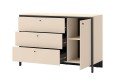 Komoda z trzema szufladami EN-04-otwarta.
