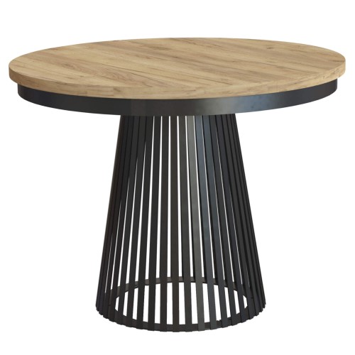 Stół złożony LEMELIO bat kraft złoty nogi czarne.