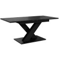 Stół zrołożony BONX czarny marmur-czarny.