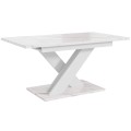 Stół złożony bonx biały marmur-biały.