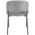 Krzesło ARKO w kolorze szarym-tył.