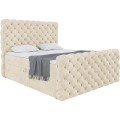 Łożko boxspring beżowe DUKE.