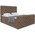 Łożko boxspring brązowe DUKE.