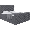 Łożko boxspring ciemnoszare DUKE.