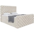 Łożko boxspring kremowe DUKE.