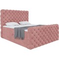 Łożko boxspring różowe DUKE.