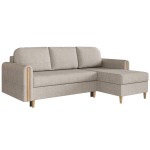 Narożnik beżowy z funckją spania LAGI