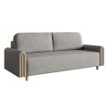 Kanapa do salonu szara LAGI w tkaninie BUBBLE 06.