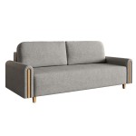 Kanapa szara z funkcją spania LAGI 