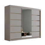 Szafa przesuwna kaszmir 250 cm do pokoju LAMBI VI 