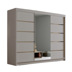 Szafa przesuwna kaszmir 250 cm do pokoju LAMBI VI 