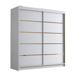 Szafa biała do przedpokoju bez lustra BELLI IV 