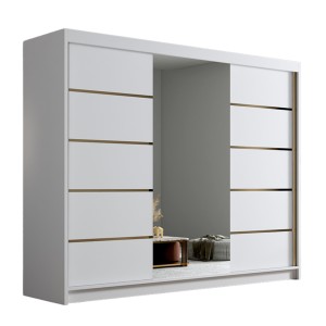 Szafa do przedpokoju DAVO  VI 200 cm z lustrem