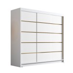 Szafa garderoba biały mat DAVO VII 200 cm