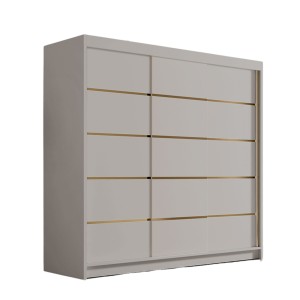 Szafa trzydrzwiowa kaszmir 200 cm DAVO VII 