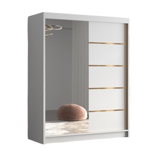 Szafa przesuwna 150 cm biały mat FLAVI III do pokoju 