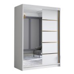 Szafa przesuwna do przedpokoju 120 cm LUNGA III z lustrem