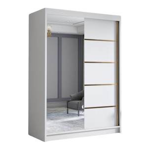 Szafa przesuwna do przedpokoju 120 cm LUNGA III z lustrem