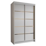 Szafa do pokoju biały mat 100 cm WIGO IV przesuwne drzwi