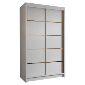 Szafa do pokoju biały mat 100 cm WIGO IV przesuwne drzwi