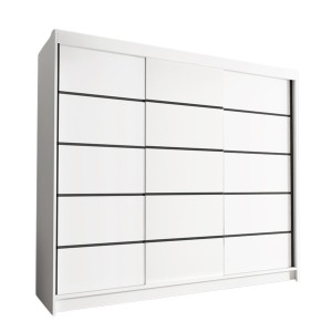 Szafa do przedpokoju DIAVO VII biały mat 250 cm