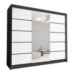 Szafa trzydrzwiowa 250 cm DIAVO VI do pokoju z lustrem