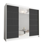 Szafa garderoba z lustrem 250 cm DIAVO VI 