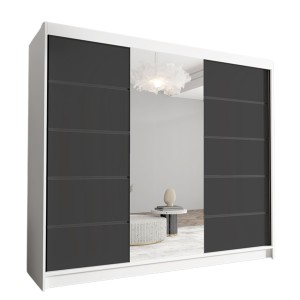 Szafa garderoba z lustrem 250 cm DIAVO VI 