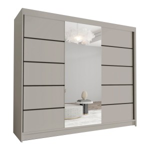 Szafa przesuwna z lustrem kaszmir 250 cm DIAVO VI 