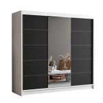 Szafa trzydrzwiowa 200 cm PALERMA VI do przedpokoju lustro