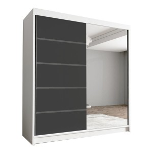 Szafa do pokoju 180 cm HUGA III z lustrem