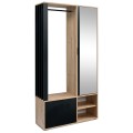 Garderoba nowoczesna MILO w kolorze artisan-czarny