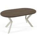 Stół rozłożony EDEN nogi kaszmir orzech