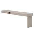 WOOW WO-11P - biurko prawe 3s - szampański-clay grey.