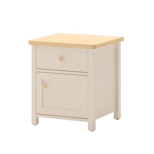 STORY SO-07 - stolik nocny 1d1s-dąb vincenza bielona.