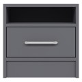 Stolik nocny do sypiali ARTOS SR7 antracyt.