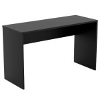 Biurko czarne bez szuflad 130 cm AGAPI 
