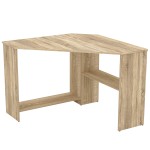 Biurko narożnikowe z półkami dąb sonoma  80 cm RINO 