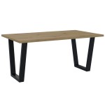[ARCHIWUM]Stół prostokątny 160 cm dąb artisan nogi V BRUK 
